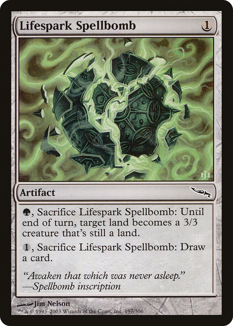 Lifespark Spellbomb (197) - Mirrodin