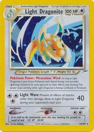 Light Dragonite (14) (Unlimited) Holofoil - Neo Destiny