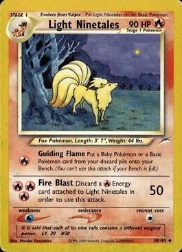 Light Ninetales (50) (Unlimited) - Neo Destiny