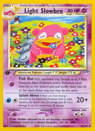 Light Slowbro (51) (1st Edition) - Neo Destiny