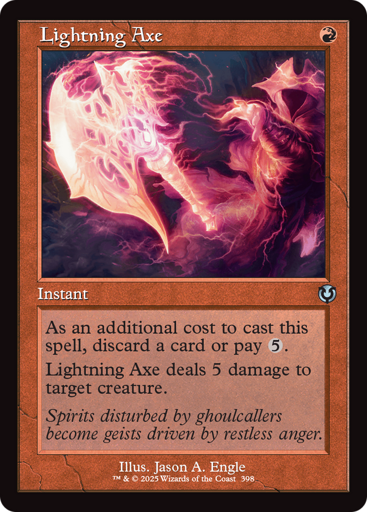 Lightning Axe (Retro) (398) Foil - Innistrad Remastered