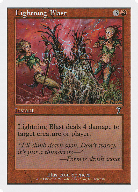 Lightning Blast (200) - Seventh Edition