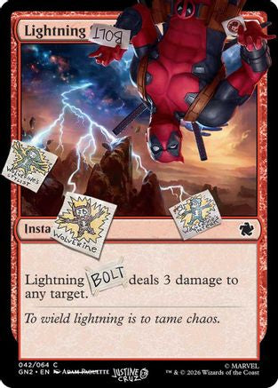 Lightning Bolt (042) - Secret Lair Drop Series