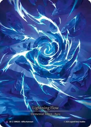 Lightning Flow (B) (OMN203) Cold Foil - Omens of the Third Age