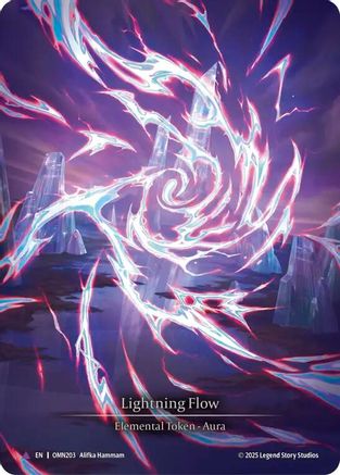 Lightning Flow (C) (OMN203) Cold Foil - Omens of the Third Age