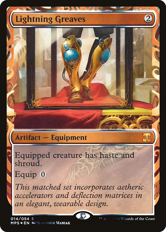 Lightning Greaves (014) Foil - Kaladesh Inventions