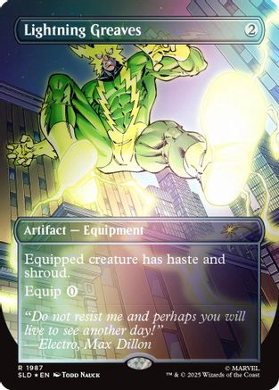 Lightning Greaves (1987) Foil - Secret Lair Drop Series