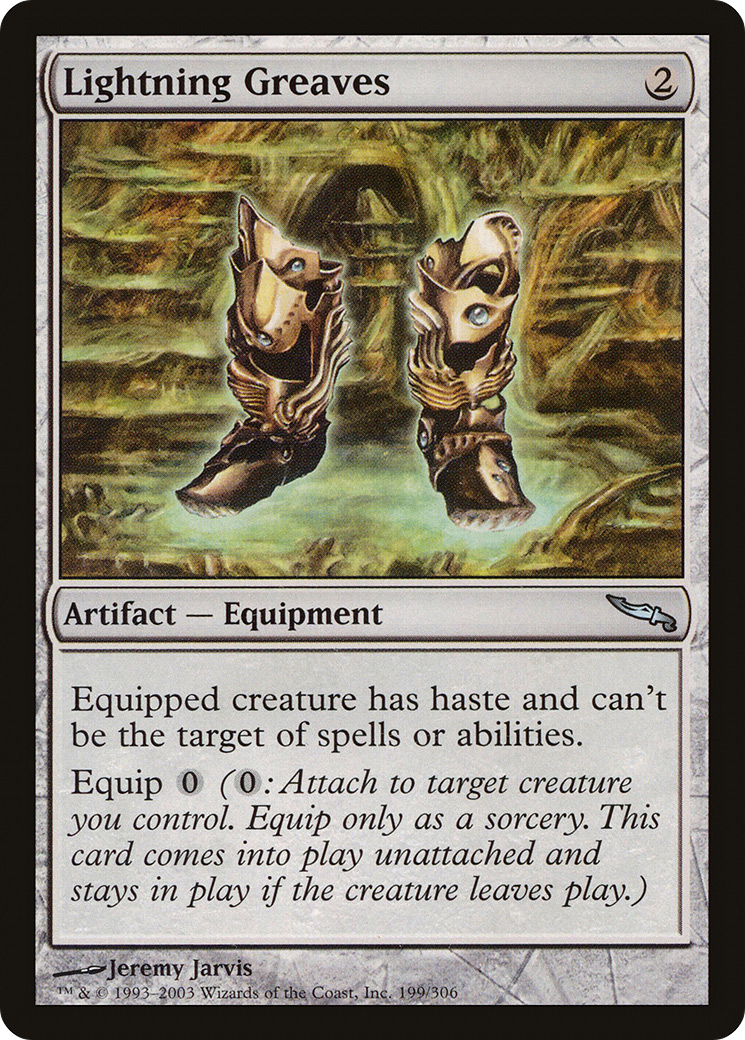Lightning Greaves (199) Foil - Mirrodin