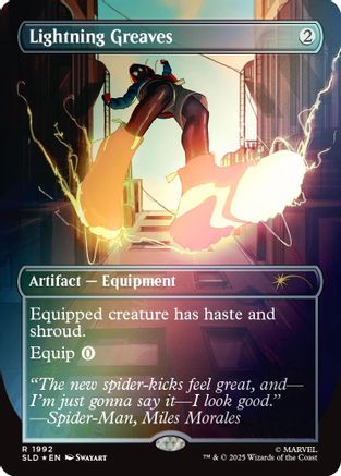 Lightning Greaves (1992) Foil - Secret Lair Drop Series