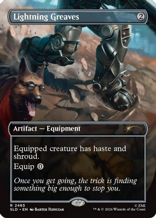 Lightning Greaves (2465) - Secret Lair Drop Series