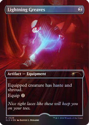 Lightning Greaves (2526) Foil - Secret Lair Drop Series