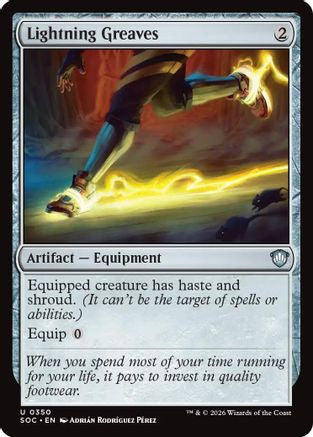 Lightning Greaves (350) - Commander: Secrets of Strixhaven