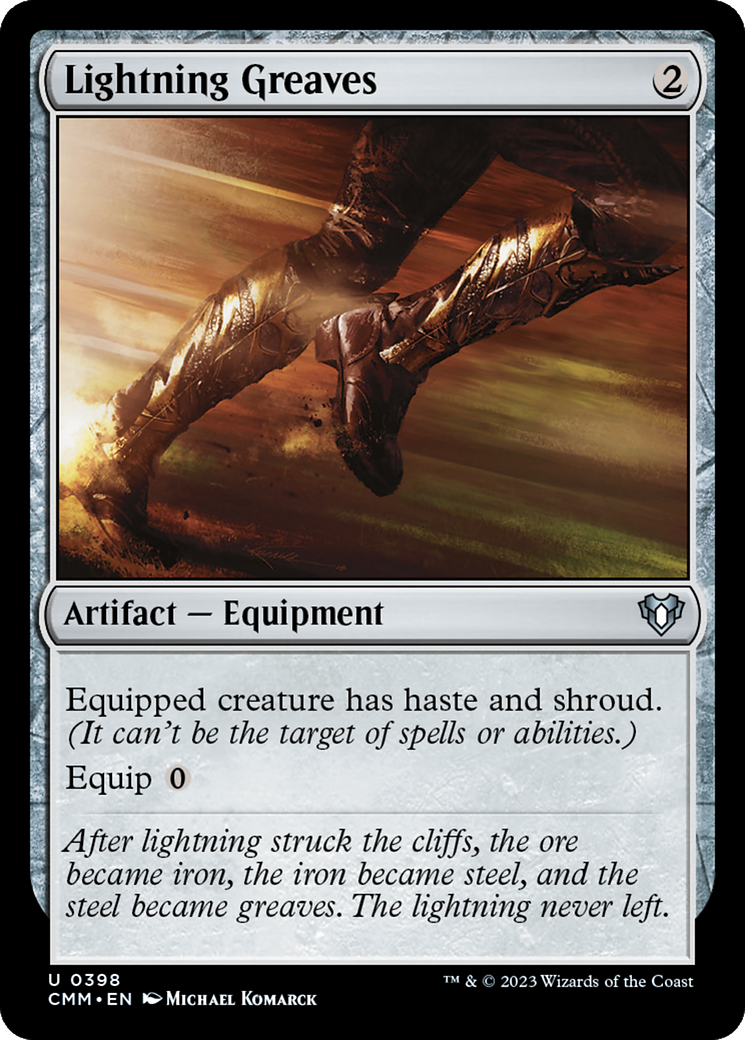 Lightning Greaves (398) - Commander Masters
