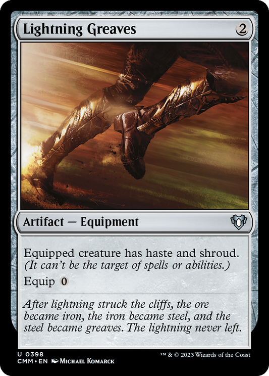 Lightning Greaves (398) - Commander Masters