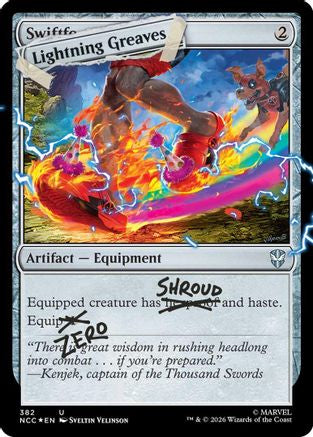 Lightning Greaves (Pool Party Foil) (382) Foil - Secret Lair Drop Series