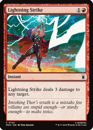 Lightning Strike (142) - Marvel Super Heroes
