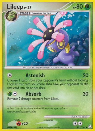 Lileep (105) Reverse Holofoil - Legends Awakened