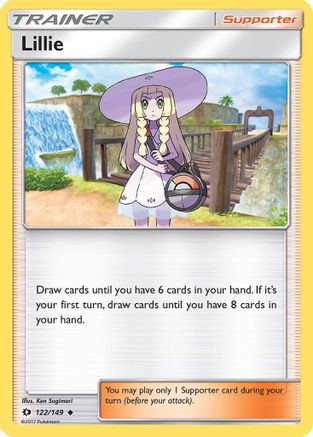 Lillie (122) Reverse Holofoil - Sun & Moon