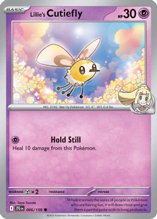 Lillie's Cutiefly (66) Reverse Holofoil - Journey Together