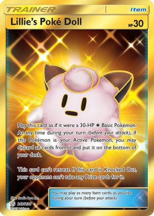 Lillie's Poke Doll (Gold) (267) Holofoil - Cosmic Eclipse