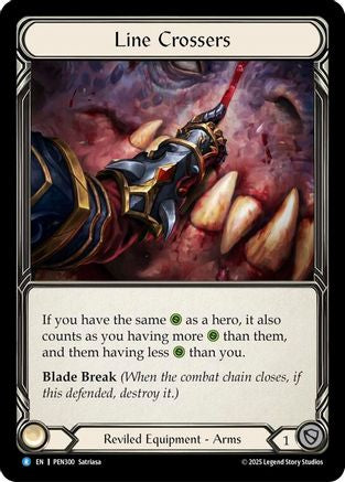 Line Crossers (PEN300) Cold Foil - Compendium of Rathe