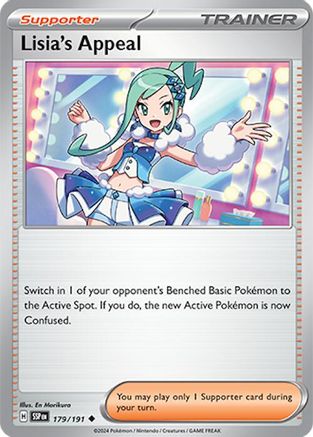 Lisia's Appeal (179) Reverse Holofoil - Surging Sparks