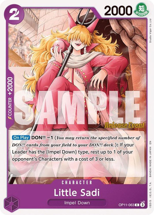 Little Sadi (OP11-063) Release Event Cards