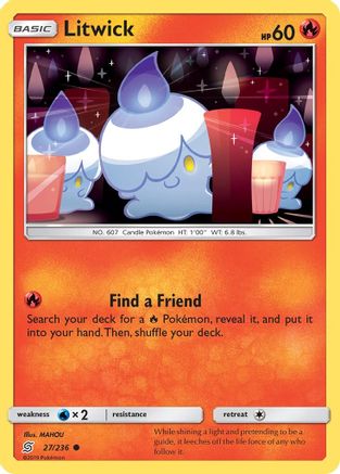 Litwick (27) Reverse Holofoil - Unified Minds