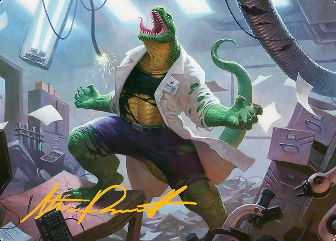 Lizard, Connors's Curse (018s) Gold-Stamped - Art Series: Marvel's Spider-Man