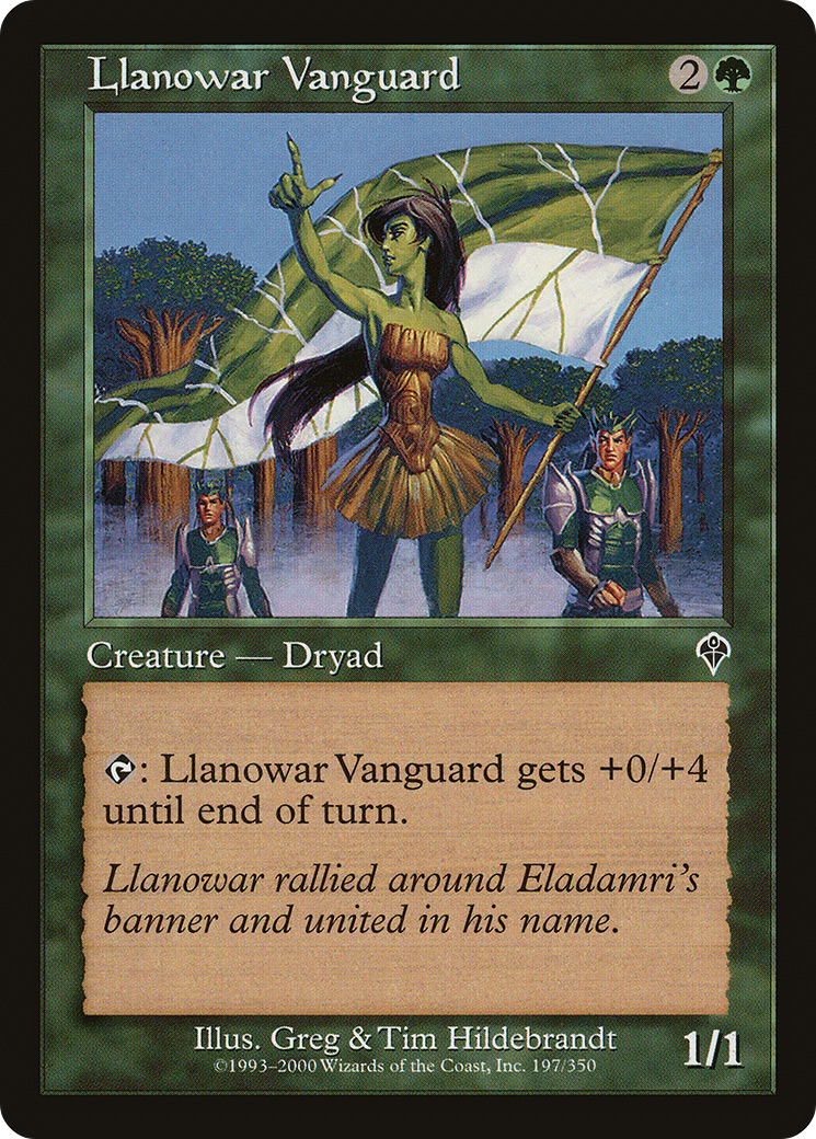 Llanowar Vanguard (197) - Invasion