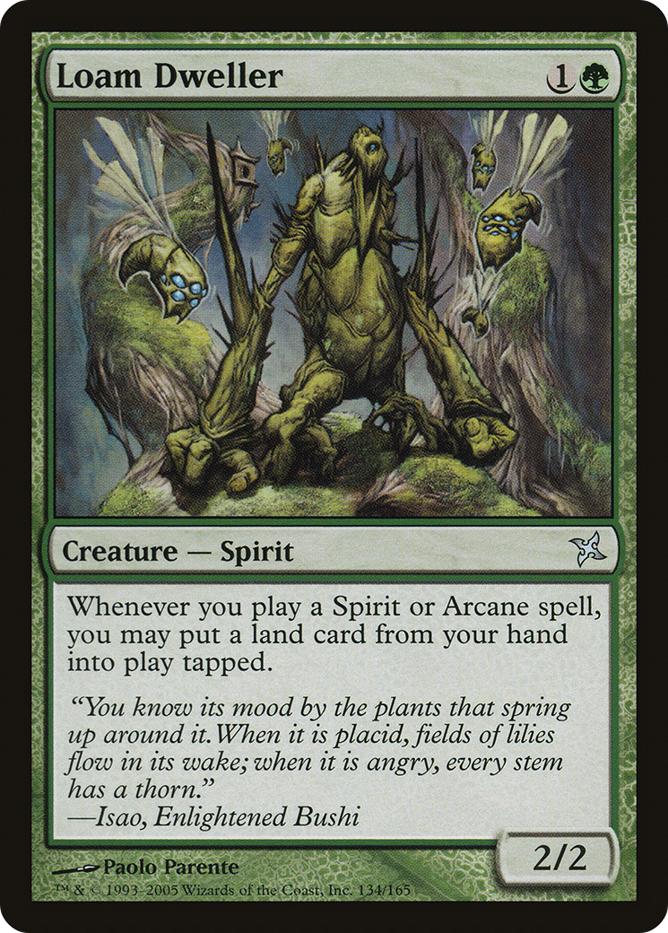 Loam Dweller (134) Foil - Betrayers of Kamigawa