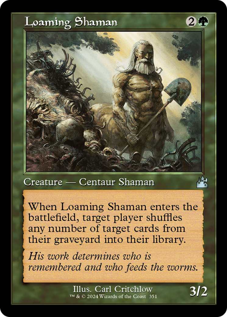 Loaming Shaman (Retro) (351) Foil - Ravnica Remastered