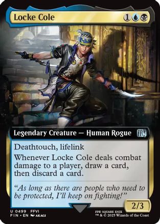 Locke Cole (Extended Art) (499) Foil - FINAL FANTASY