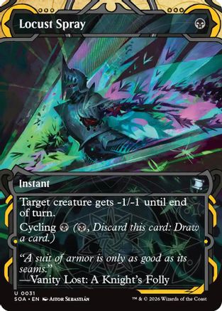 Locust Spray (031) Foil - Secrets of Strixhaven: Mystical Archive
