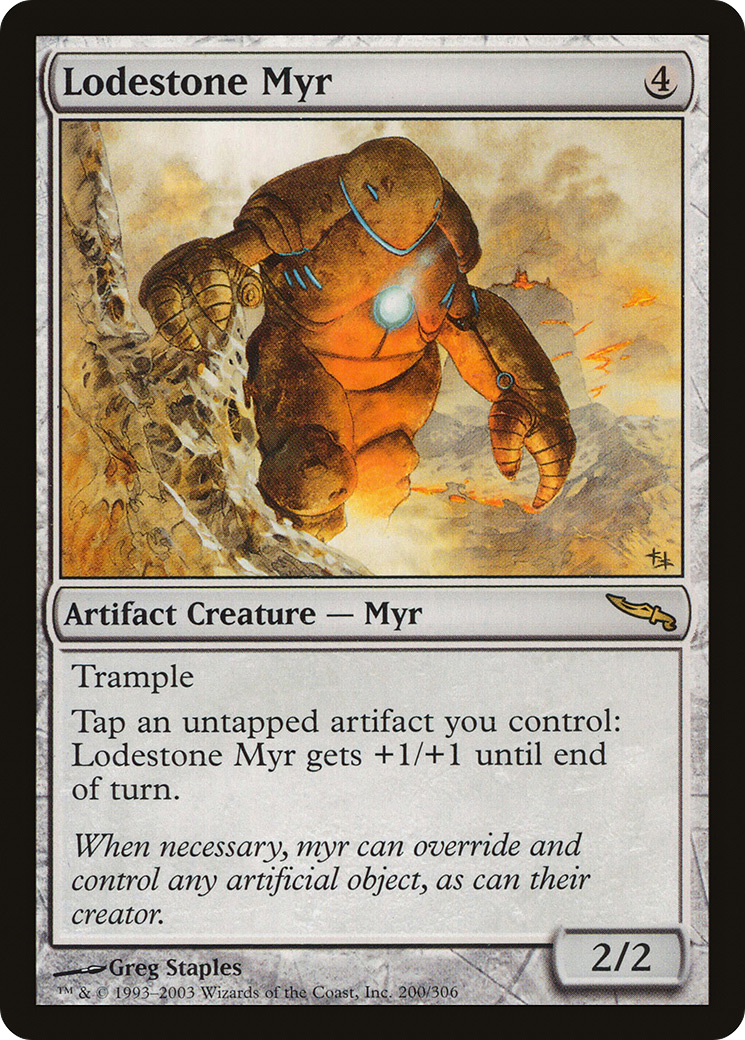 Lodestone Myr (200) - Mirrodin