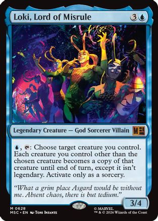 Loki, Lord of Misrule (628) - Commander: Marvel Super Heroes