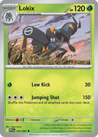 Lokix (10) Reverse Holofoil - Phantasmal Flames