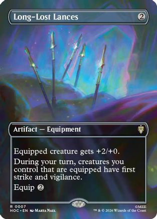 Long-Lost Lances (Scene Borderless) (007) Foil - The Hobbit: Eternal-Legal