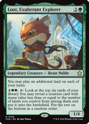 Loot, Exuberant Explorer (Promo Pack) (106) Foil - Lorwyn Eclipsed
