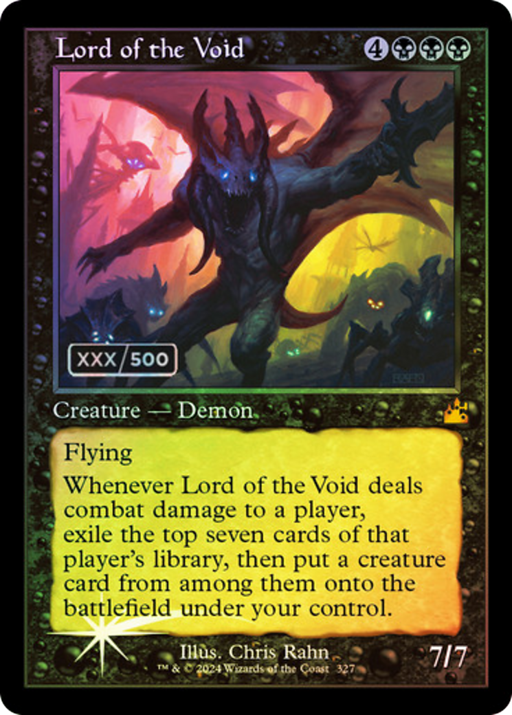 Lord of the Void (Retro) (Serial Numbered) (327) Foil - Ravnica Remastered