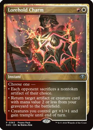 Lorehold Charm (Promo Pack) (363) Foil - Secrets of Strixhaven