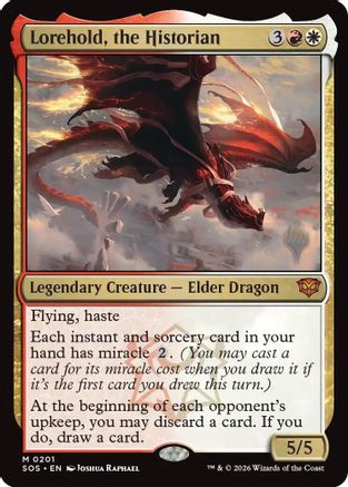 Lorehold, the Historian (Promo Pack) (201) Foil - Secrets of Strixhaven