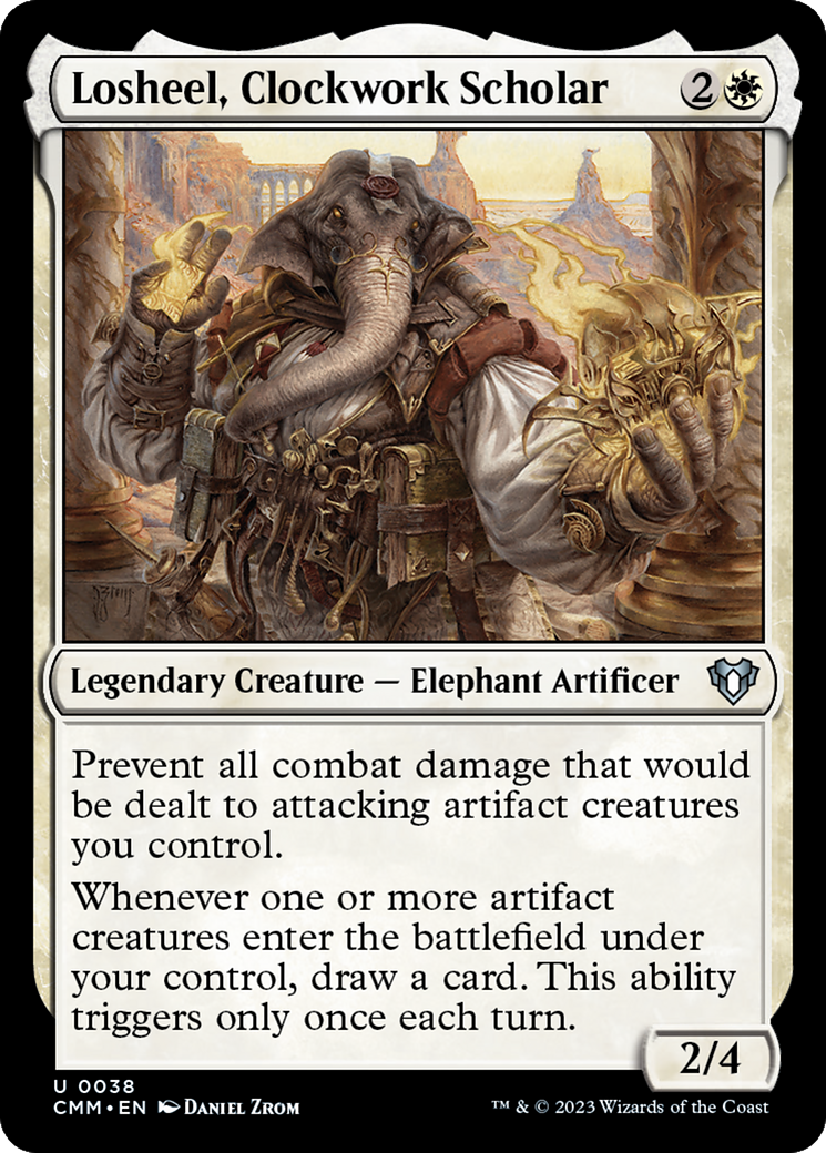 Losheel, Clockwork Scholar (038) - Commander Masters