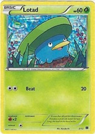 Lotad (2) Holofoil - McDonalds Promos 2015