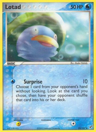 Lotad (35) Reverse Holofoil - Deoxys