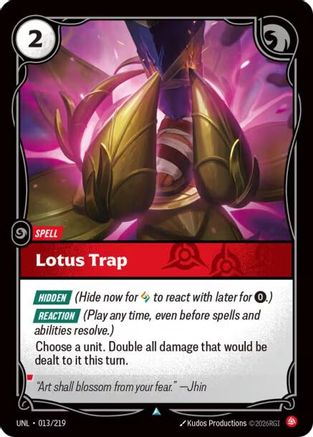 Lotus Trap (013) Foil - Unleashed