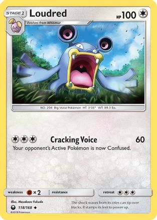 Loudred (118) Reverse Holofoil - Celestial Storm