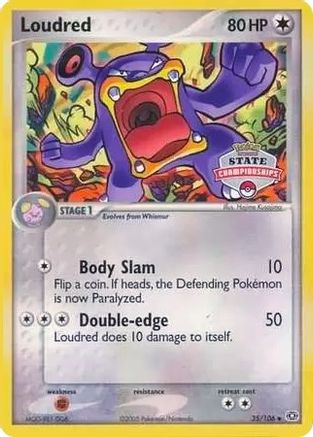 Loudred (State Championships) (35) - League & Championship Cards