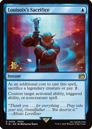 Louisoix's Sacrifice (059) Foil - FINAL FANTASY