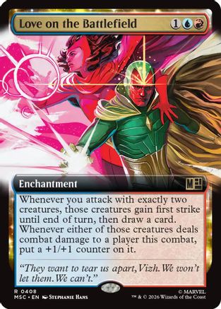 Love on the Battlefield (Extended Art) (408) - Commander: Marvel Super Heroes